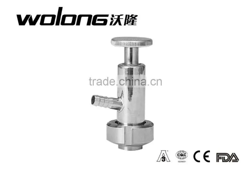 NPT/BSP male end Stainless steel sanitary sampling valve