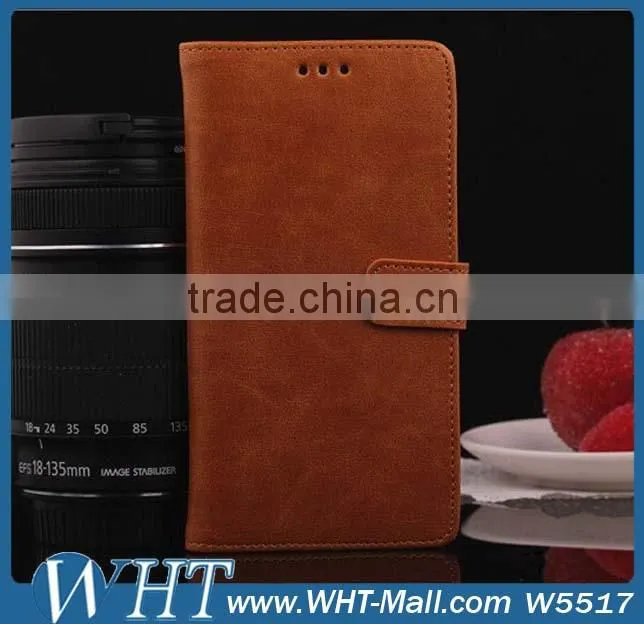Crazy Horse Skin Leather Flip Case for LG G3, for LG G3 Leather Case