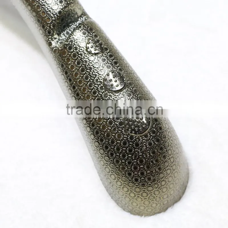 Factory supply fancy gold thick plastic bulk clothes hangers