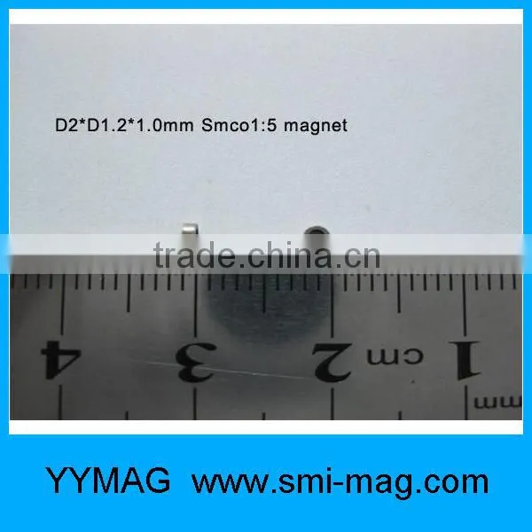 Magnet for watch/SmCo mini ring magnet