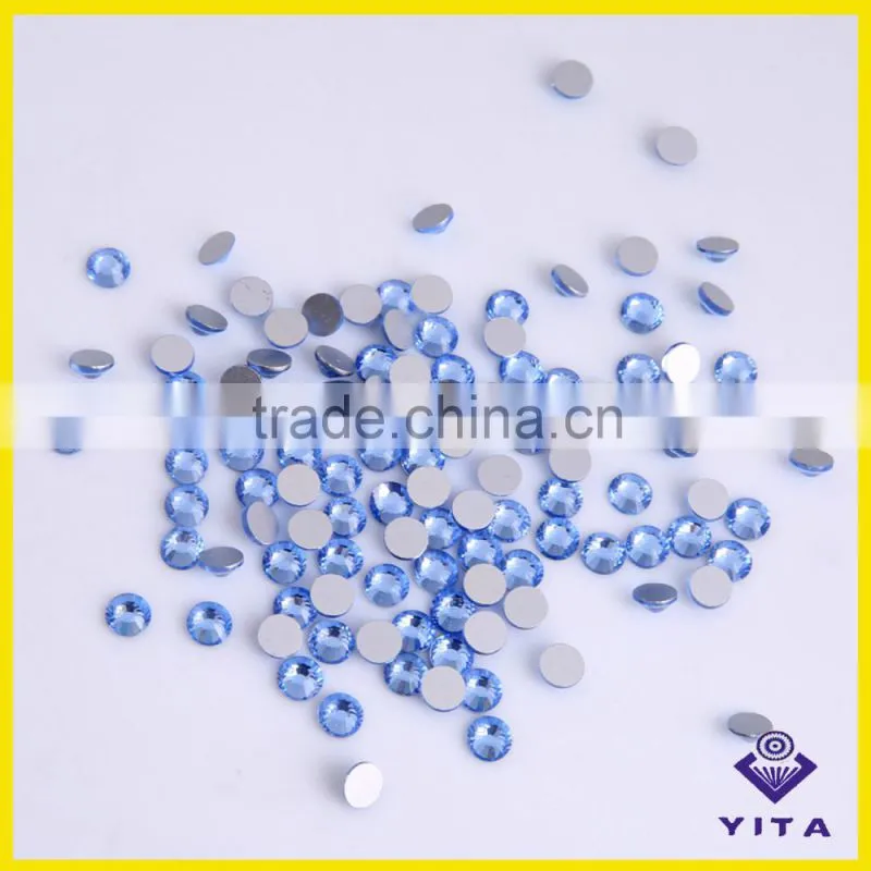 Flat back non hot fix MC rhinestone ss12 3mm crystal lt sapphire