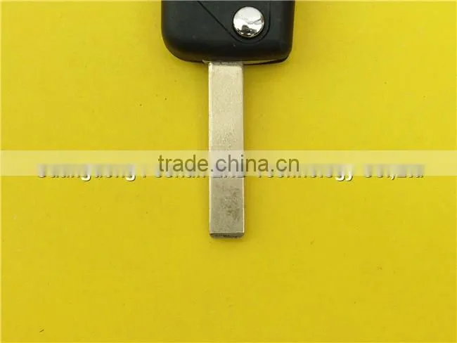 New style 2 button flip remote car key case suit for peugeot citroen