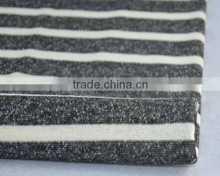 Jiufan Textile Knitting Fabric Supplier T/R Fabric Hachi Plain Yarn Dyed Stripe