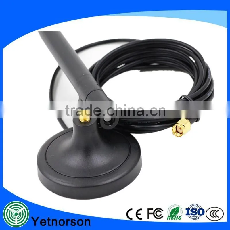 2400 2500MHz WIFI direct antenna magnetic base 12dBi high gain wifi indoor outdoor antenna