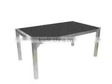 outdoor furniture tempered glass table