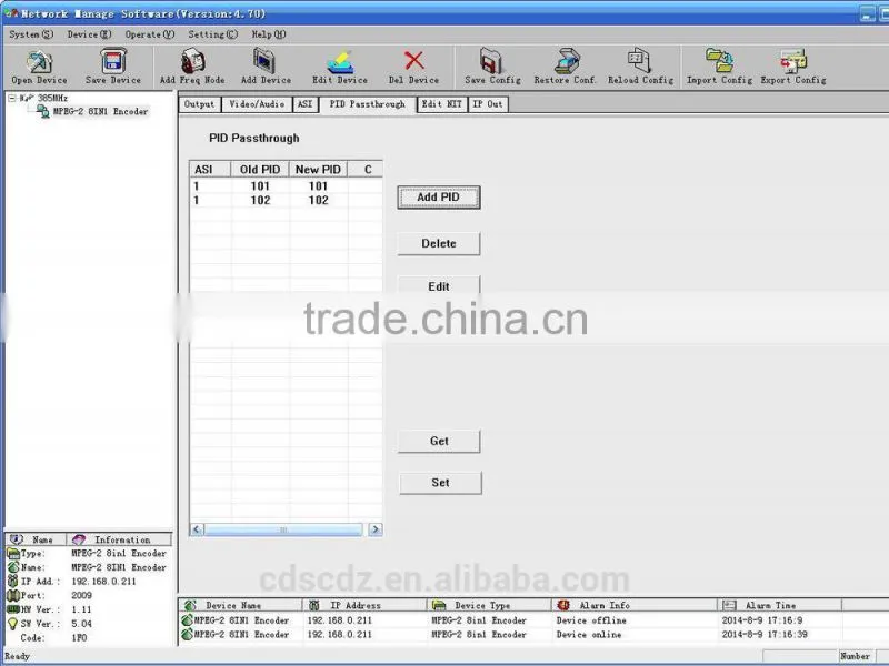 SC-1808 8 in 1 MPEG2 IP Encoder / digital tv encoder