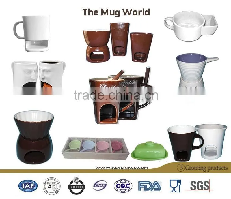 11OZ hens design full decal print coffee cups, shiny surface porcelain mug, KL5004-11042