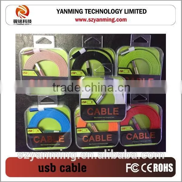 1m/2m/3m Right Angle Micro USB Cable,USB AM to B Micro cable