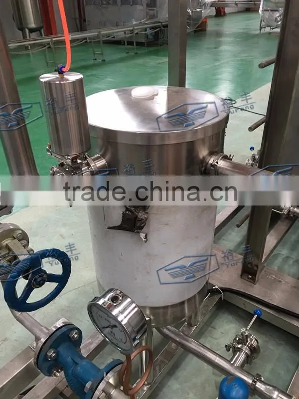 Juice/milk board UHT pasteurizer