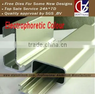Extruded Aluminium Channel With Silver Matte,Bronze Polish,Wood Color