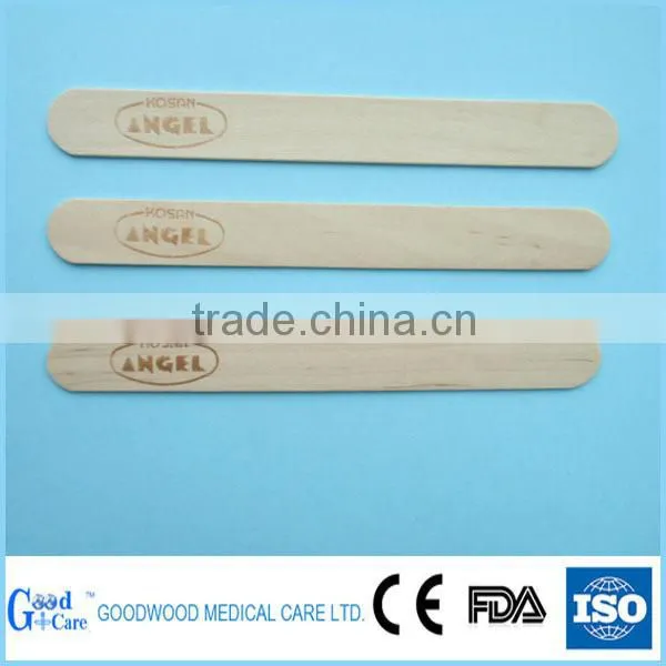non-sterile disposable wooden tongue depressor