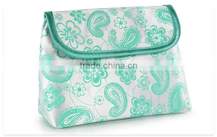 Chinese Traditional Pattern Makeup Standing Up Pouch Bag