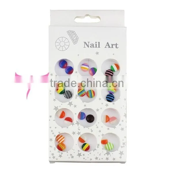 Easam kawaii candy color nail plastic nail decoration