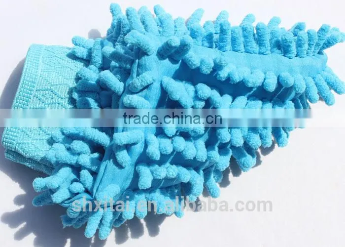 Car cleaning chenille waterproof gloves car washing gloves
