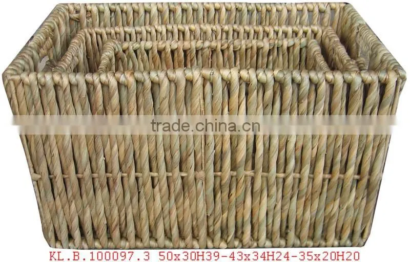 High quality best selling 2016 sea grass round basket with handle from Vietnam