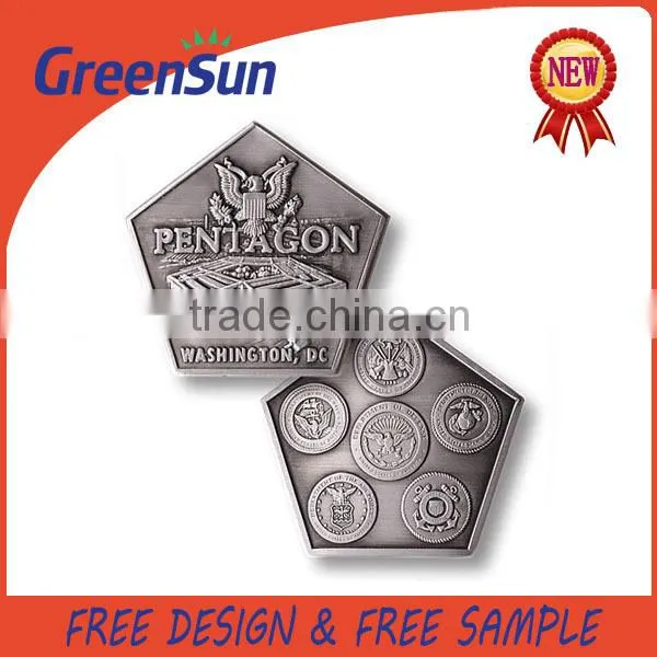 Custom Design Metal Angel Coin