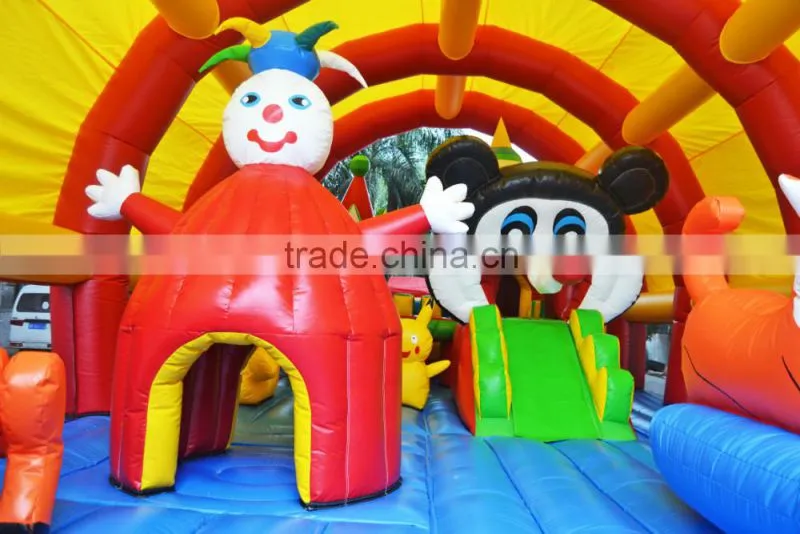 Hot sale kids inflatable trampoline inflatable playground rentals