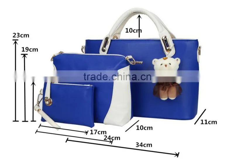 Fashion hot sale PU ladies handbag bags handbag tote bag