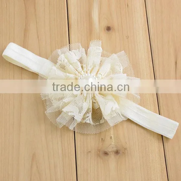 stretch elastic lace for baby headband, newborn lace headbands