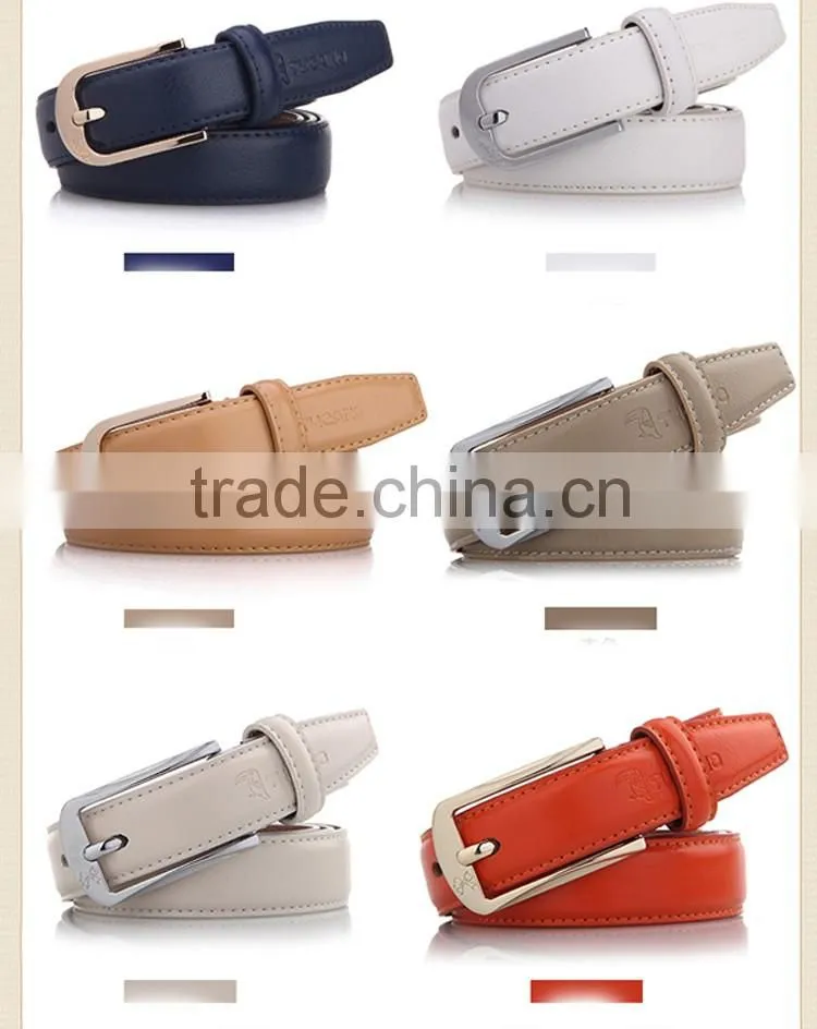 Belts for women in different color,china supplier in good quality