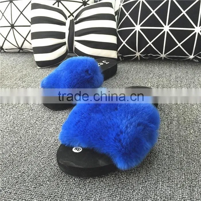 Hot Wholesale 100% Sheepskin Slippers Fur Lined Slippers