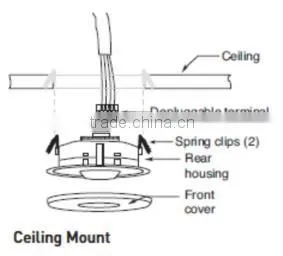 CEILING SENSOR WITH LOW VOLTAGE 24VDC UL/CUL LISTED