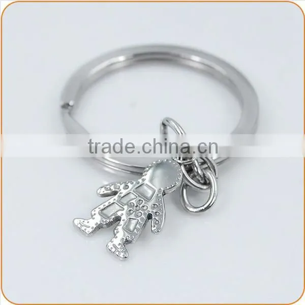 20mm High Polished Stainless Steel Flat Split Ring For Bag