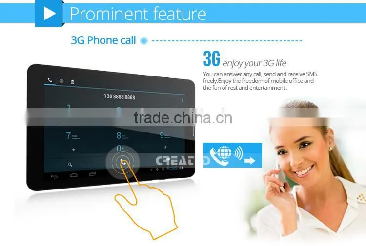 Android tablet wifi 7 inch tablet 3g dual sim card pc tablet phone Created A7