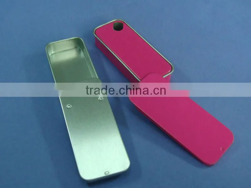 Small Candy Tin Box with Slide Lid