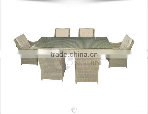 Deluxe Garden Rattan Furniture Sets of 7PCS