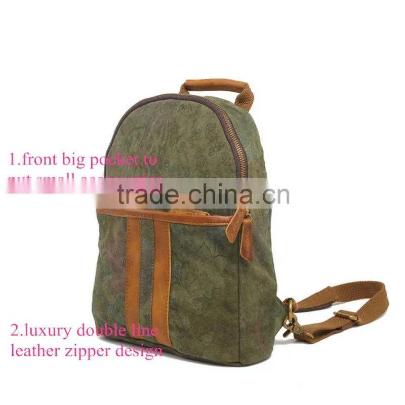 Flower Pattern Printed Girls Laptop Backpack wholesale School Backpack