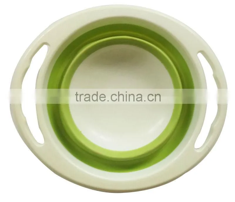 kitchen folding plastic colander plastic sink colander