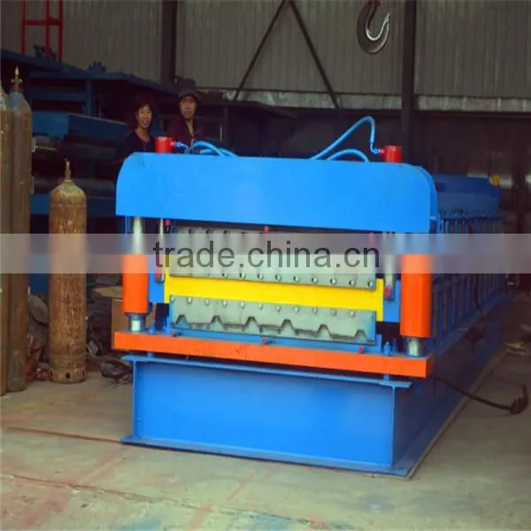 supply aluminum sheet automatic double layer roll forming machine