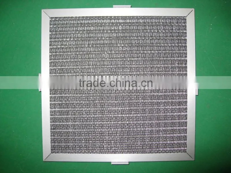 Pleat panel washable aluminum air filter, Mesh Metal air filter