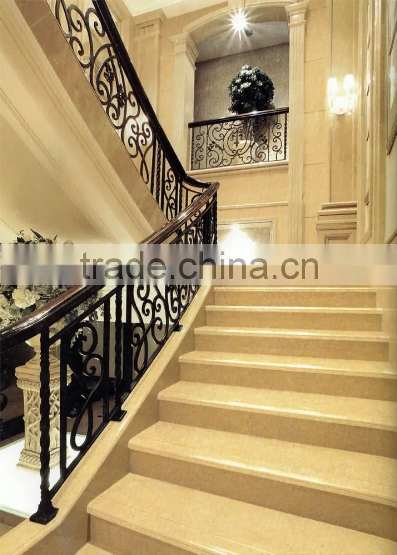 Natural classical stone table with hand carved