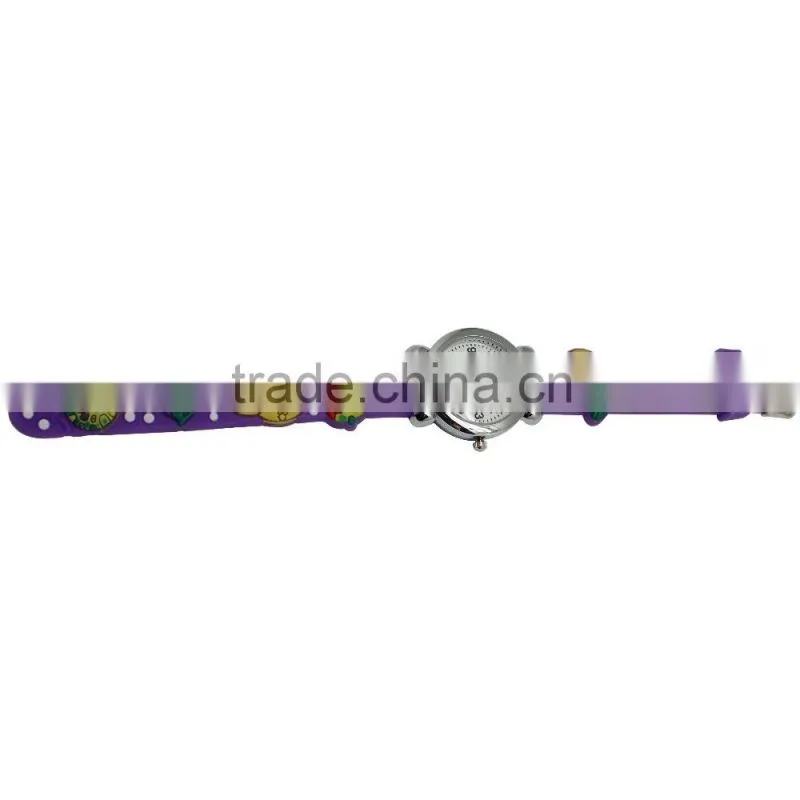 R0763 Chinese Wholesale Cotoon Colorful Watches For Girls, Newest Children Strap Watch
