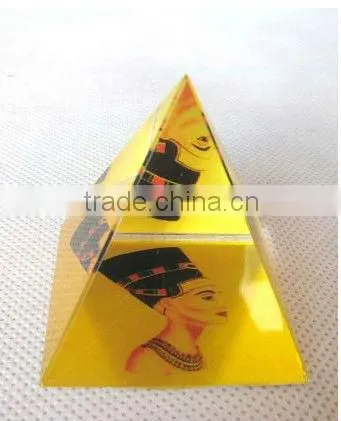 colorful Crystal Pyramid crystal artwork (G-0285)