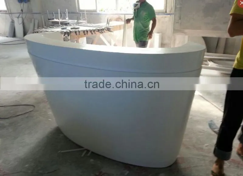 Good quality solid surface reception desk,L shape reception desk,white reception desk,solid surface countertop