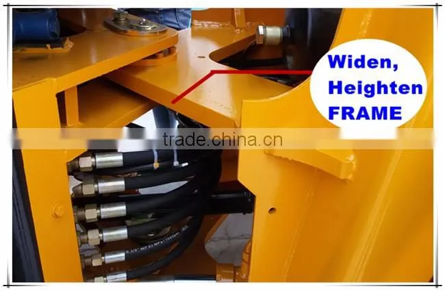 Multi-function Mini Radlader 1800kg Wheel Loader With Hydraulic System