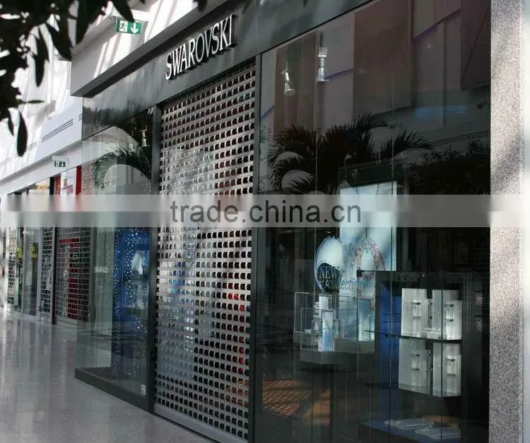 Commercial door grille