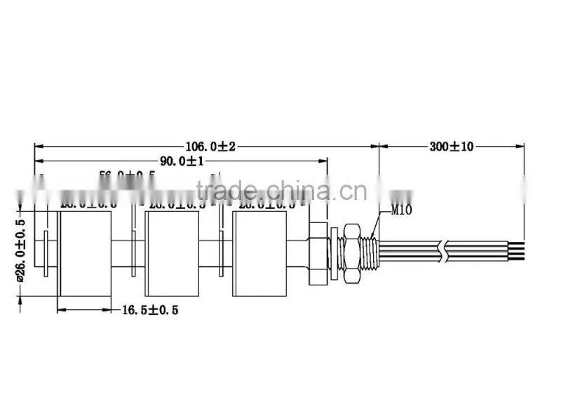 SS Float Switch - SFS-3A(B)-100
