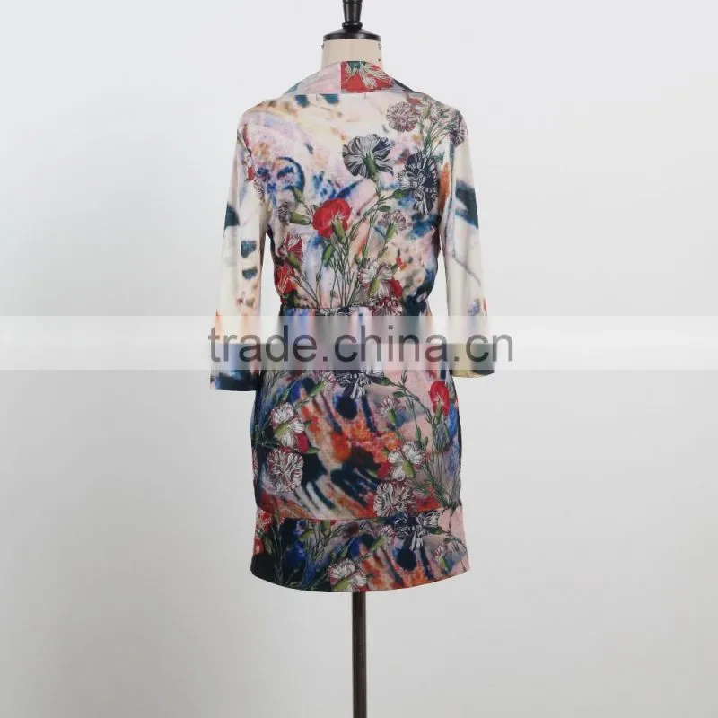 NEW ARRIVAL summer one piece dress sexy v neck ladies casual dress custom supply