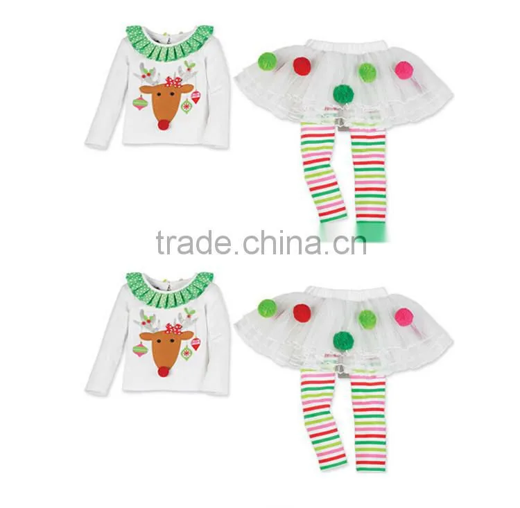 On sale!!christmas 2pcs sets wholesale baby clothing layette