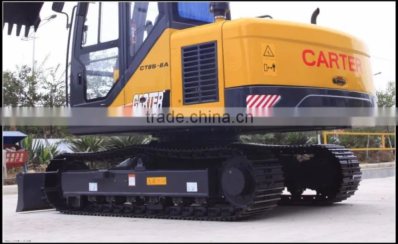 CE / ISO , 8.5 Ton Compact China Made Cheap Brand New Excavator, CE / ISO Certificate, CT85-8A , CT85-8B