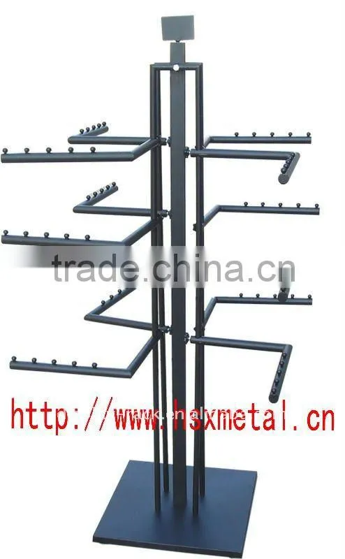 High quality &Ajustable New style display shelf metal clothes/underwear drying display rack HSX-112