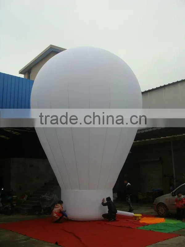 Giant White Inflatable Ground Balloon