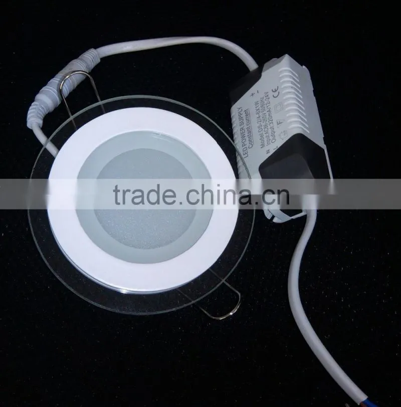 Factory direct supply price hot selling led commercial lighting 6w/12w/18w/24w/30w glass