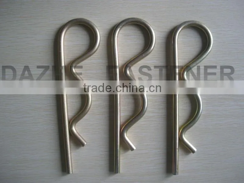 High quality zinc plate R split cotter pin