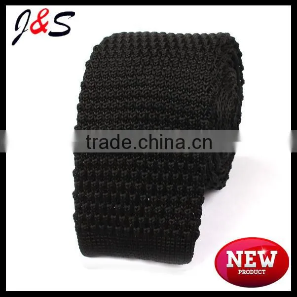 new arrival prussian nacy blue knitted necktie KT063