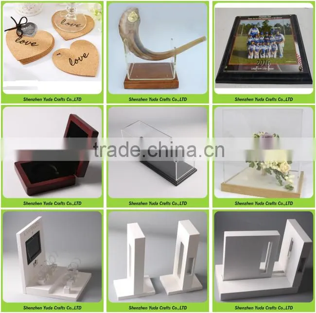 Manufacturing various of wooden watch holder, Yuda factory MDF watch display